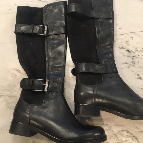 cole haan black ankle boots